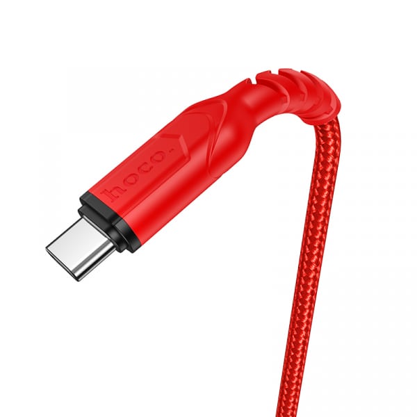Καλώδιο USB-A σε USB-C Hoco X59 Victory, 18W, 2A, 1m, Κόκκινο - Image 2