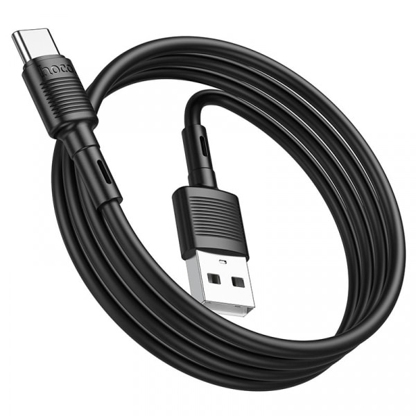 Καλώδιο USB-A σε USB-C Hoco X83 Victory, 60W, 3A, 1m, Μαύρο - Image 3