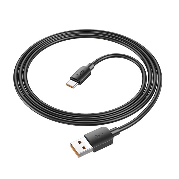 Καλώδιο USB-A σε USB-C Hoco X96, 100W, 5A, 1m, Μαύρο - Image 2