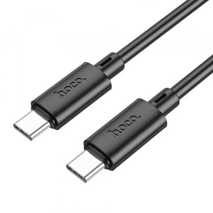 Καλώδιο USB-C σε USB-C Hoco X88, 60W, 3A, 1m, Μαύρο