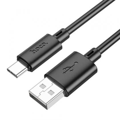 Καλώδιο USB-A σε USB-C Hoco X88, 18W, 3A, 1m, Μαύρο