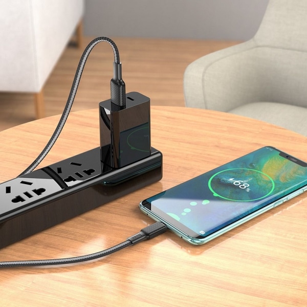 Καλώδιο USB-A σε USB-C Hoco X69, 18W, 2.4A, 1m, Μαύρο - Image 3