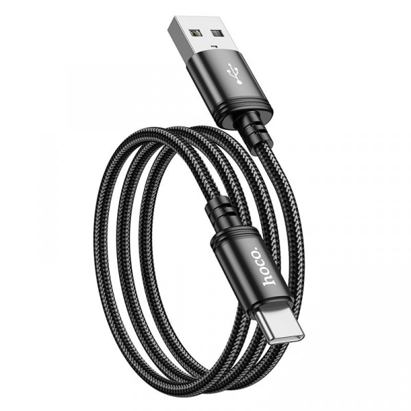 Καλώδιο USB-A σε USB-C Hoco X89, 60W, 3A, 1m, Μαύρο - Image 3