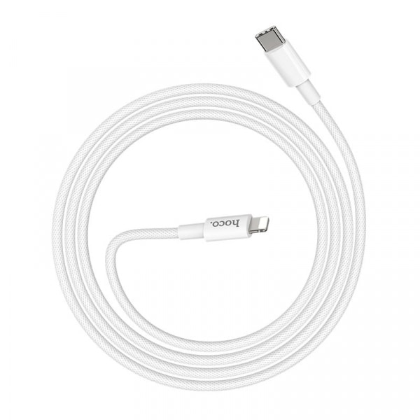 Καλώδιο USB-C σε Lightning Hoco X56, 20W, 2.4A, 1m, Λευκό - Image 4