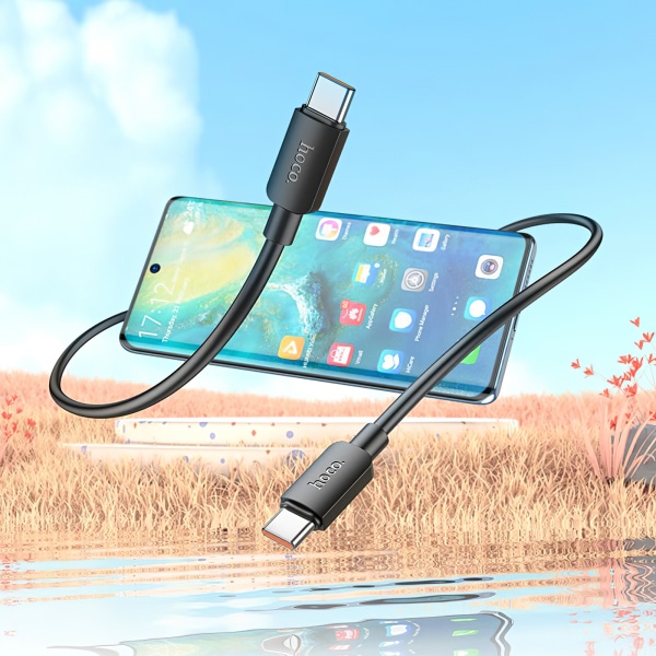 Καλώδιο USB-C σε USB-C Hoco X96, 100W, 5A, 1m, Μαύρο - Image 2