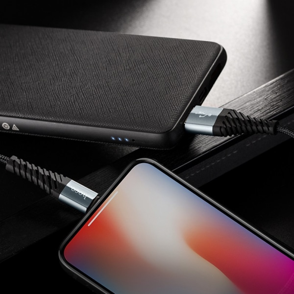Καλώδιο USB-A σε Lightning Hoco X38 Cool, 18W, 2A, 1m, Μαύρο - Image 4