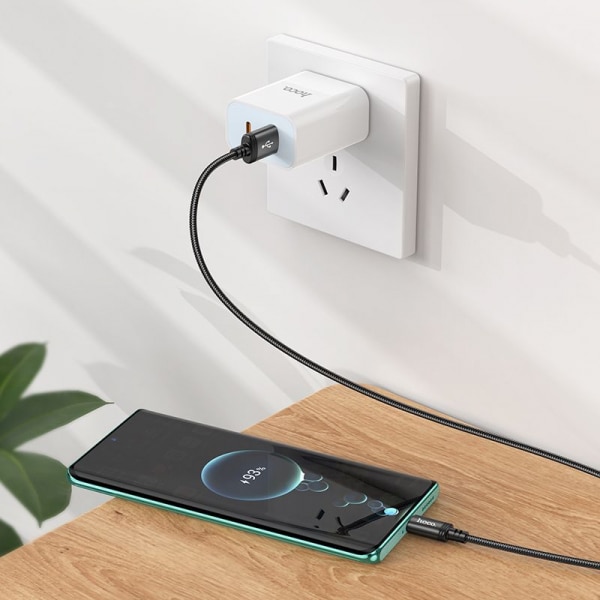 Καλώδιο USB-A σε USB-C Hoco X89, 60W, 3A, 1m, Μαύρο - Image 4