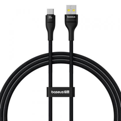 Καλώδιο USB-A σε USB-C Baseus Flash Series II, 100W, 5A, 1m, Μαύρο P10311804111-00