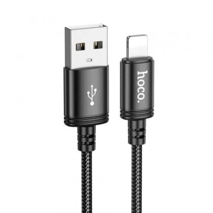 Καλώδιο USB-A σε Lightning Hoco X89, 18W, 2.4A, 2m, Μαύρο