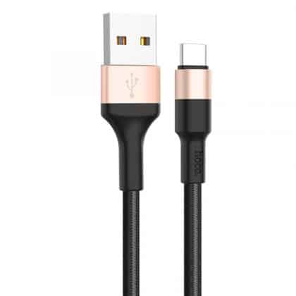 Καλώδιο USB-A σε USB-C Hoco X26 Xpress, 18W, 2A, 1m, Χρυσό