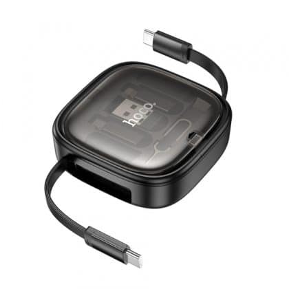 Καλώδιο USB-C σε USB-C Hoco U140, 60W, 3A, 0,95m, Μαύρο