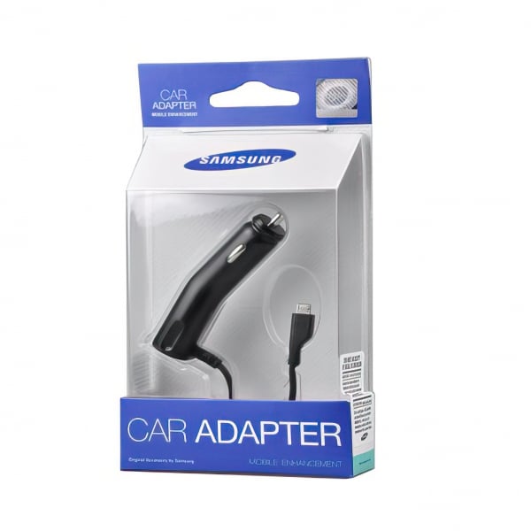 Φορτιστής Αυτοκινήτου Samsung, 3.5W, 0.7A, με Καλώδιο microUSB, Μαύρο ACADU10CBECSTD (Κατεστραμμένη Συσκευασία) - Image 3