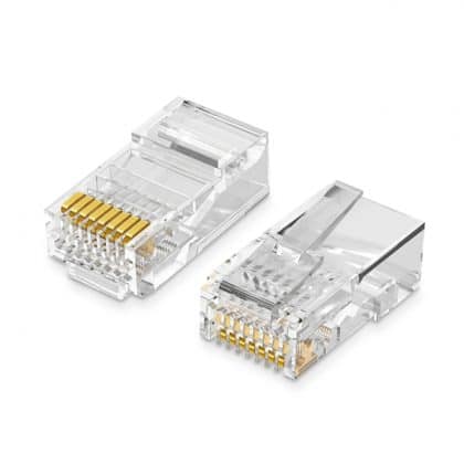 Βύσμα δικτύου Ugreen NW110, RJ45, Cat5, συσκευασία 50 τεμαχίων