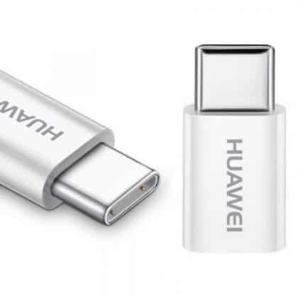 Προσαρμογέας microUSB σε USB-C Huawei AP52, Λευκό 4071259