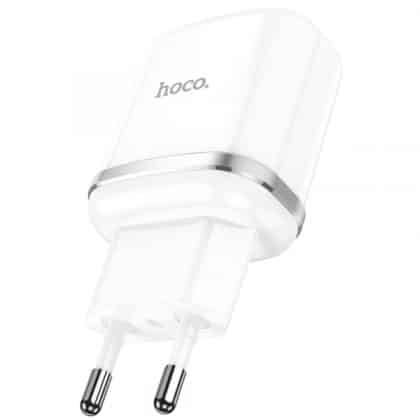 Φορτιστής τοίχου Hoco N3, 18W, 3A, 1 x USB-A, Λευκό