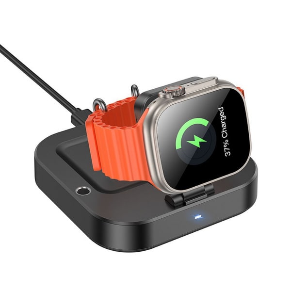 Ασύρματος φορτιστής Hoco CQ16A 3 σε 1, 15W, 1.67A, Μαύρο - Image 2
