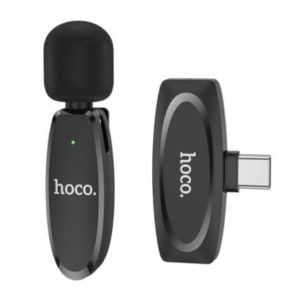 Ασύρματο μικρόφωνο Hoco L15, USB-C, μαύρο