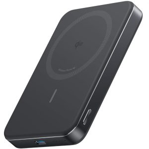 Άμεσα διαθέσιμα – Powerbank Anker MagGo Slim, 10000mAh, 30W, PD + FQI, Μαύρο A1664H11