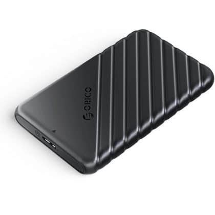 Θήκη σκληρού δίσκου Orico 25PW1-U3 για SATA 2,5 ιντσών, microUSB 3.0, μαύρη