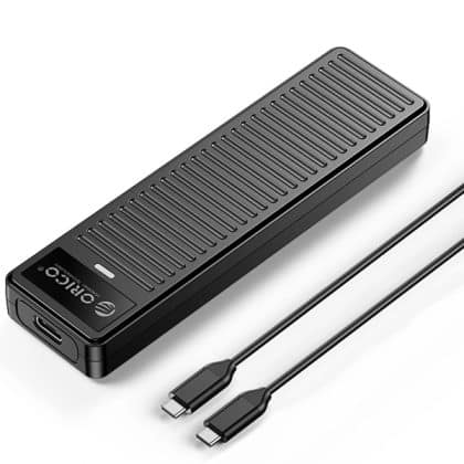 Θήκη SSD Orico DDM2-C3 για SATA M.2 NVMe, Γκρι