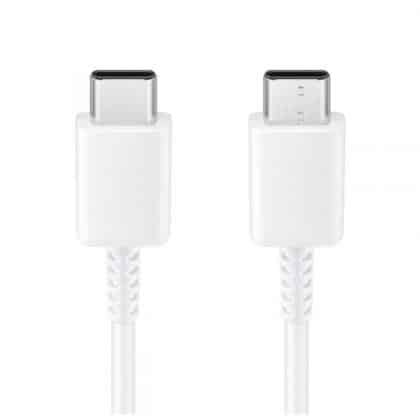 Καλώδιο USB-C σε USB-C Samsung EP-DA705BWE, 25W, 3A, 1m, Λευκό GP-TOU021RFBWW
