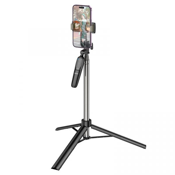 Βάση Selfie Stick και Τρίποδο Bluetooth Hoco K19 Soul Live Broadcast, Universal, Μαύρο - Image 2