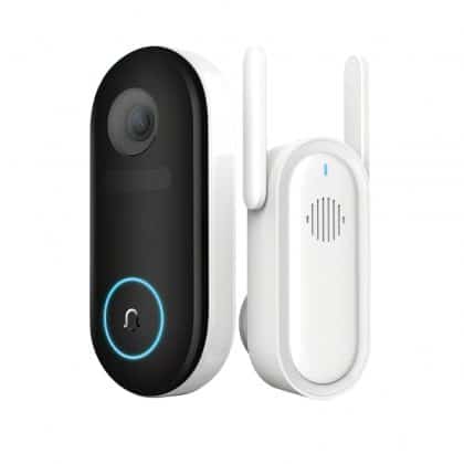 Έξυπνο κουδούνι iMILAB, Wi-Fi, 2.5K, Λευκό CMSXJ33A + CMSXJ33B
