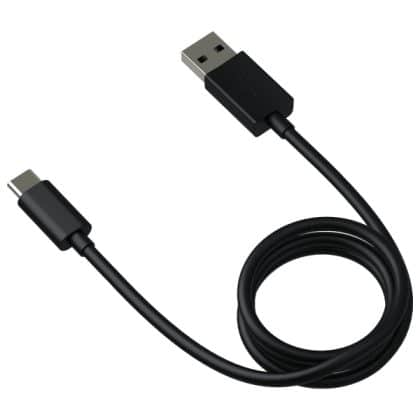 Καλώδιο USB-A σε USB-C Motorola, 1 μ., Μαύρο S928D24352