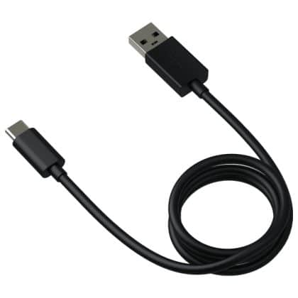 Καλώδιο USB-A σε USB-C Motorola, 1 μ., Μαύρο SC18D22297