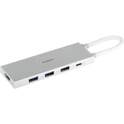 Hub USB-C Xiaomi, 3 x USB-A 3.0 - 1 x USB-C - 1 x HDMI, Λευκό BHR8804GL