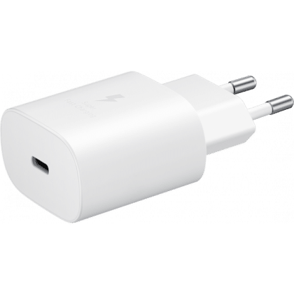 Φορτιστής τοίχου Samsung EP-TA800, 25W, 3A, 1 x USB-C, Λευκό GP-PTU021SOAWQ (Bulk συσκευασία)