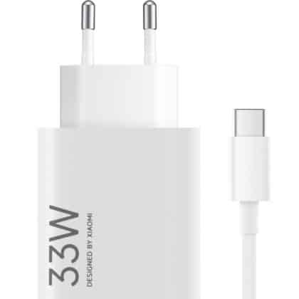 Φορτιστής τοίχου Xiaomi, 33W, 3A, 1 x USB-A, με καλώδιο USB-C, Λευκό BHR9956EU