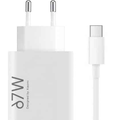 Φορτιστής τοίχου Xiaomi, 67W, 6.2A, 1 x USB-A, με καλώδιο USB-C, Λευκό BHR9465EU