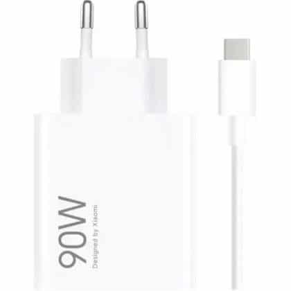 Φορτιστής τοίχου Xiaomi HyperCharge Combo, 90W, 6.1A, 1 x USB-A, με καλώδιο USB-C, λευκό