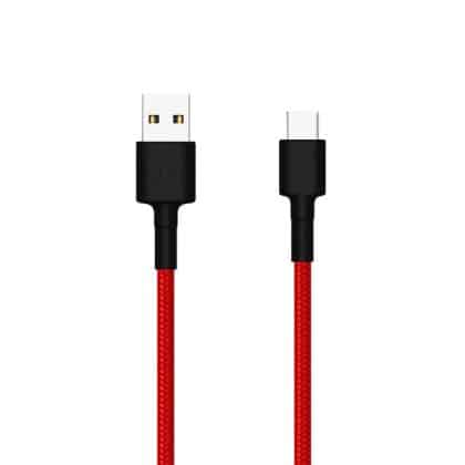 Καλώδιο USB-A σε USB-C Xiaomi Mi Braided, 18W, 2A, 1m, Κόκκινο SJV4110GL