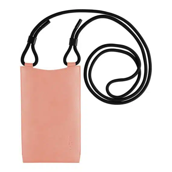 Fixed - Τσάντα ώμου Universal Verona (FIXVER-PEA) - για κινητά τηλέφωνα 7" - Ροδακινί