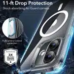 ESR Classic Hybrid HaloLock - θήκη για Apple iPhone 16 - Διάφανο - Image 4