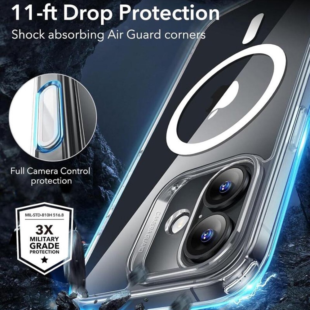 ESR Classic Hybrid HaloLock - θήκη για Apple iPhone 16 - Διάφανο - Image 4