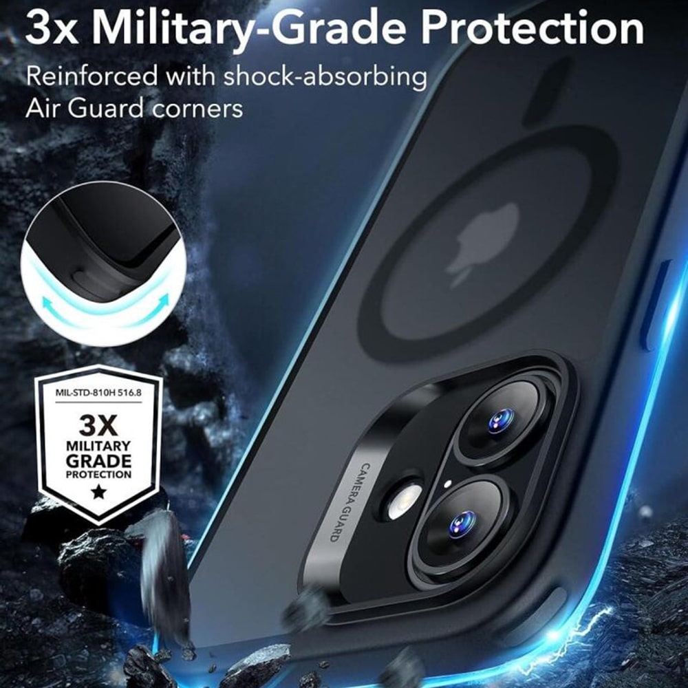 ESR Classic Hybrid HaloLock - θήκη για Apple iPhone 16 - Μαύρο - Image 5