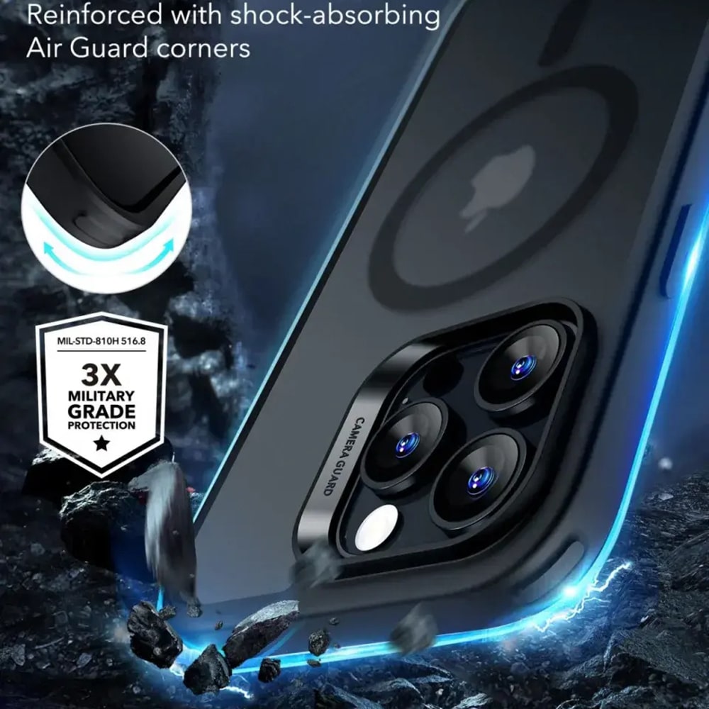 ESR Classic Hybrid HaloLock - θήκη για Apple iPhone 16 Pro - Μαύρο - Image 2