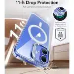ESR Classic Hybrid HaloLock - θήκη για Apple iPhone 16 - Διάφανο - Image 6
