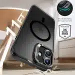 ESR Classic Hybrid HaloLock - Apple iPhone 16 - Μαύρο - Image 3