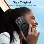 ESR Classic Hybrid HaloLock - Apple iPhone 16 - Μαύρο - Image 4