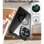 ESR Classic Hybrid HaloLock - Apple iPhone 16 - Διάφανο - Image 3
