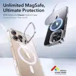 ESR Classic Hybrid HaloLock - Apple iPhone 16 Pro - Διάφανο - Image 7
