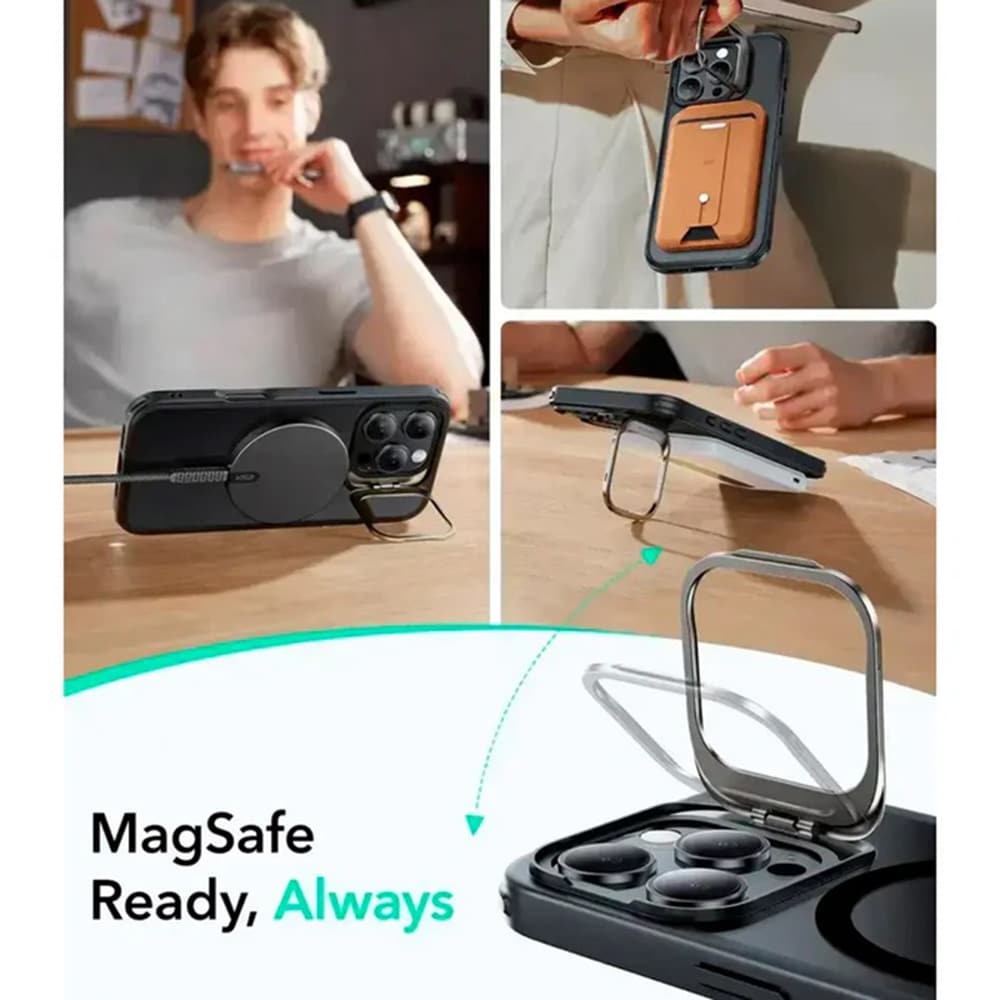 ESR Classic Hybrid HaloLock - θήκη για Apple iPhone 16 Pro Max - Μαύρο - Image 3