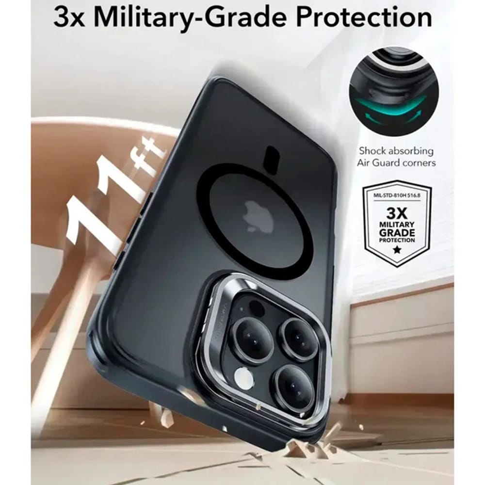 ESR Classic Hybrid HaloLock - θήκη για Apple iPhone 16 Pro Max - Μαύρο - Image 4