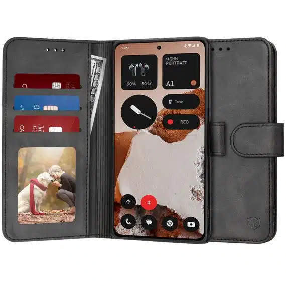 Techsuit Diary Book - θήκη για Nothing CMF Phone 2 Pro - Μαύρο