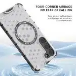 Techsuit HoneyComb Shield MagSafe - θήκη για Xiaomi Redmi Note 14S - Μαύρο - Image 6