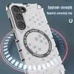 Techsuit HoneyComb Shield MagSafe - θήκη για Xiaomi Redmi Note 14S - Μαύρο - Image 4